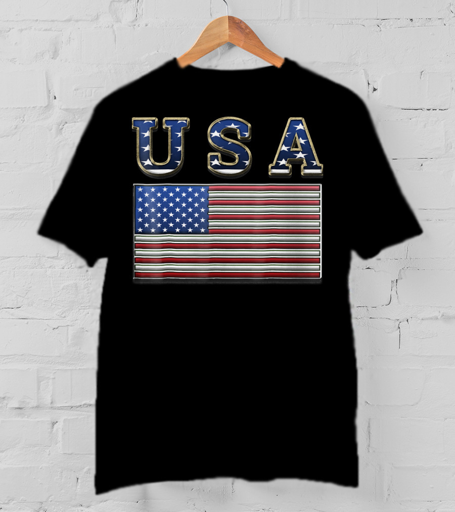 USA United States American Flag Patriotic T-Shirt