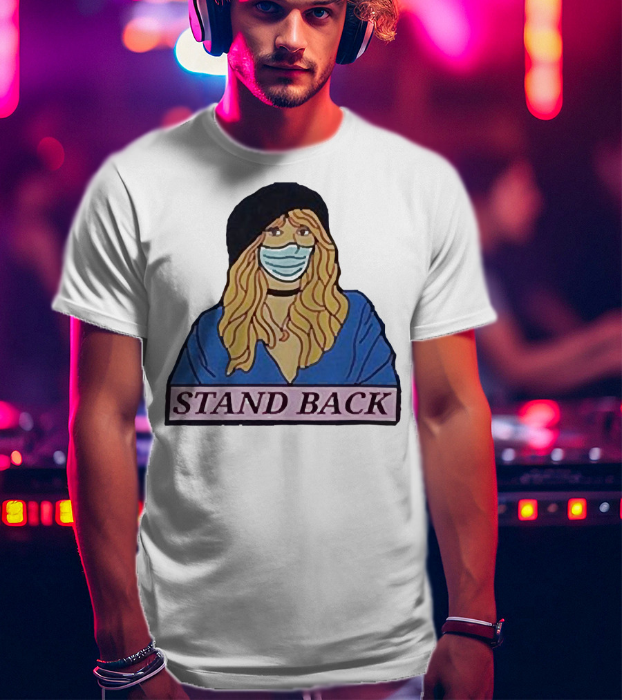 Stevie Nicks Stand Back Masked T-Shirt