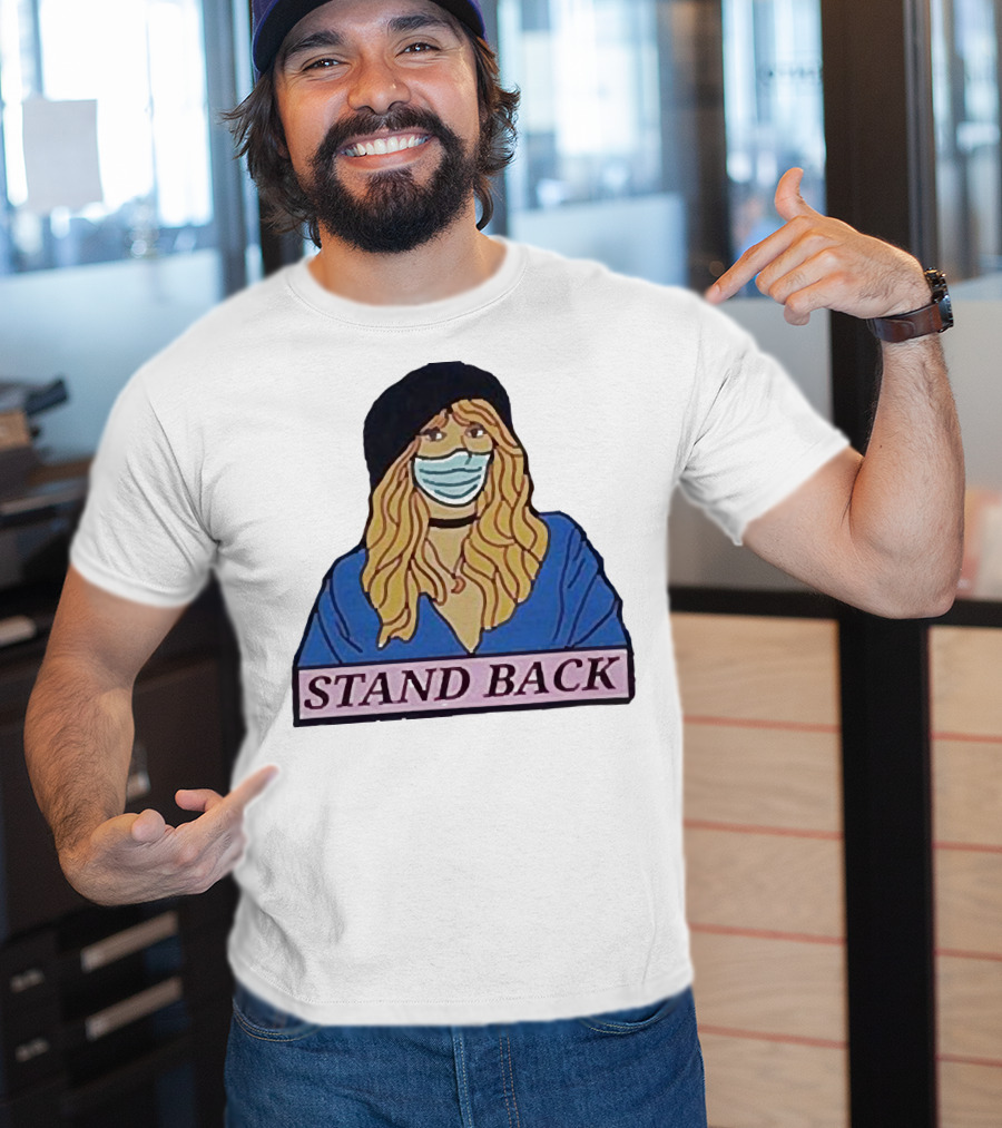 Stevie Nicks Stand Back Masked T-Shirt