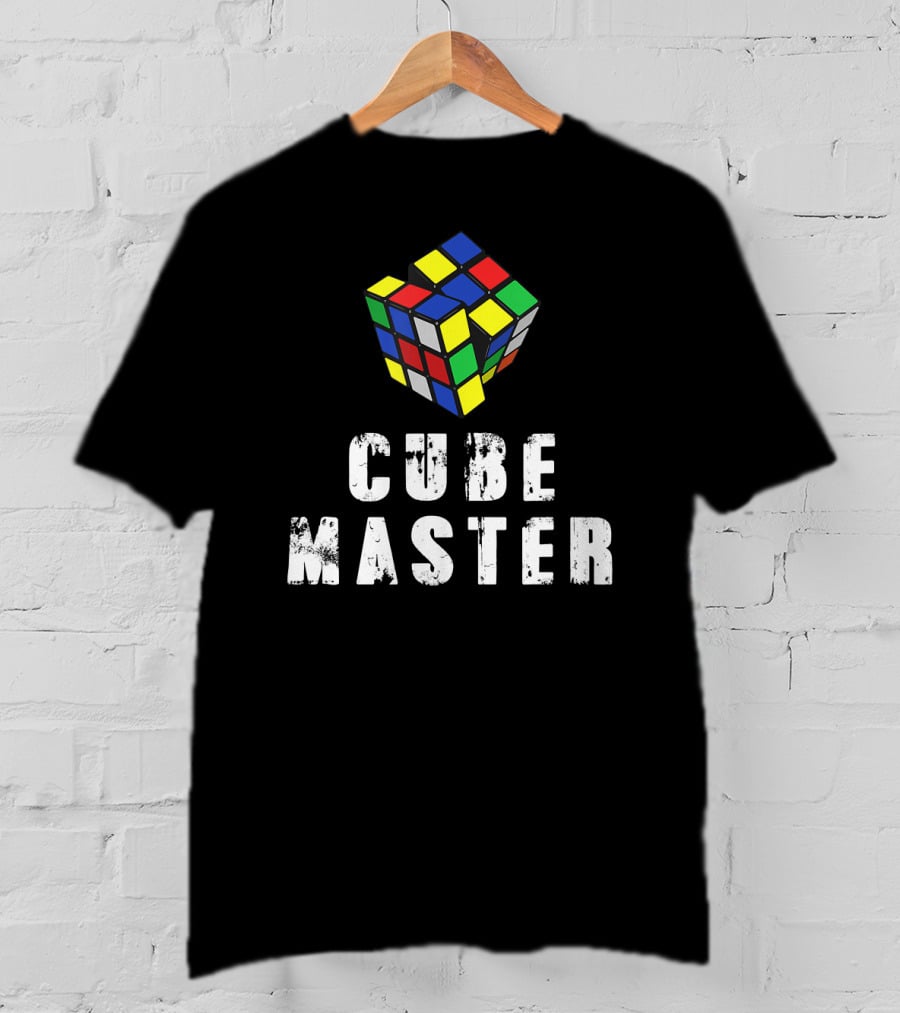 Awesome Melting Rubik Cube Master Solved T-Shirt