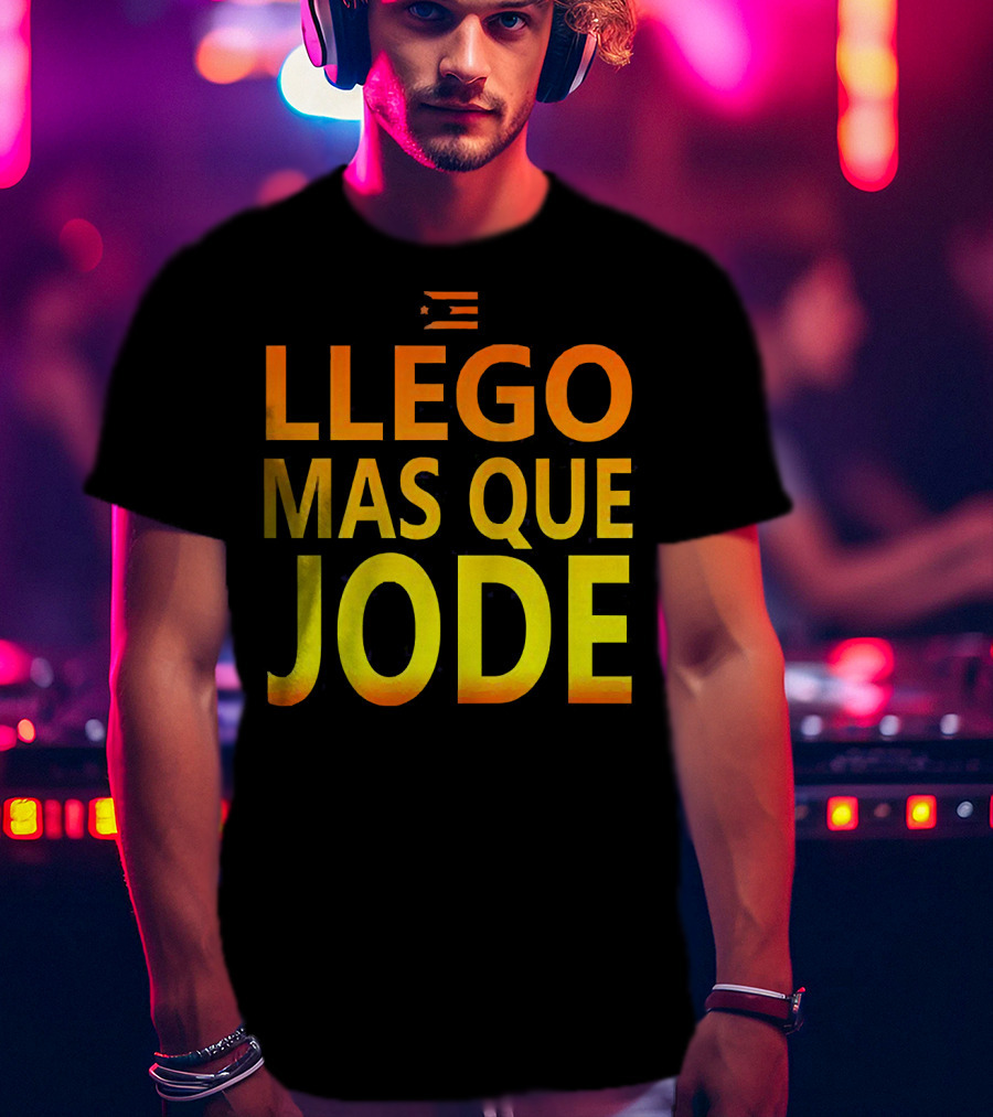 Llego Mas Que Jode Puerto Rican Flag T-Shirt