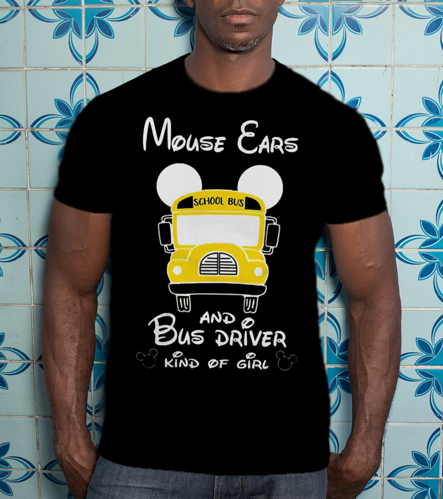 Mouse Ears School Bus Driver Kind Of Girl T-Shirt