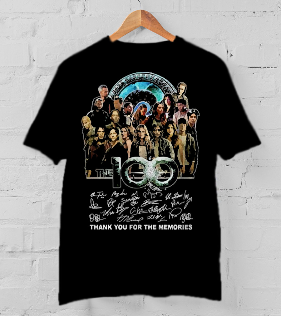 The 100 Cast Thank You For The Memories With Signatures T-Shirt