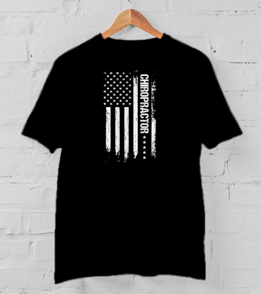 United States Flag Chiropractor T-Shirt