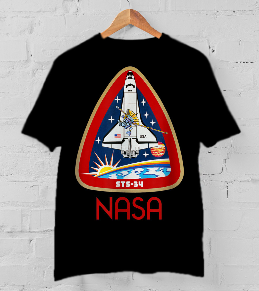 NASA STS-34 Space Shuttle Mission Patch T-Shirt