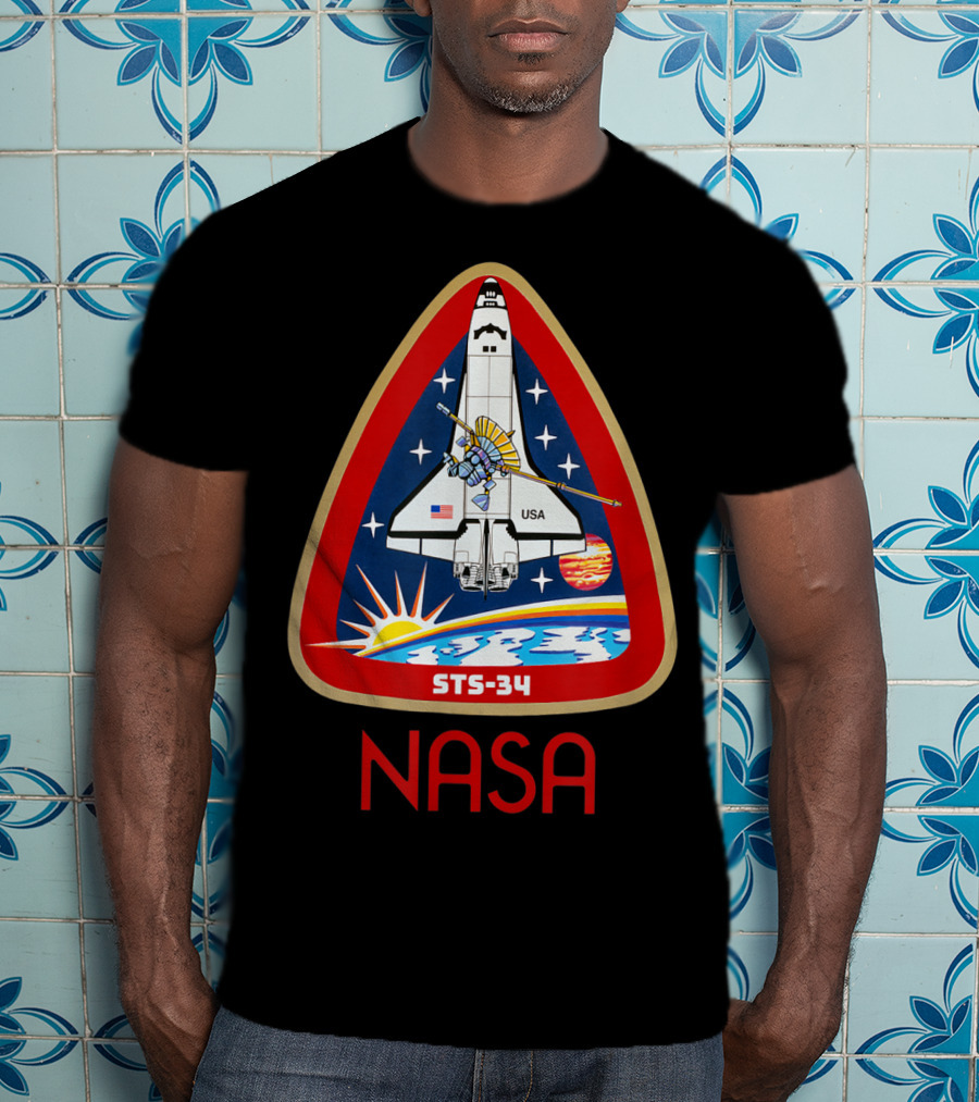 NASA STS-34 Space Shuttle Mission Patch T-Shirt