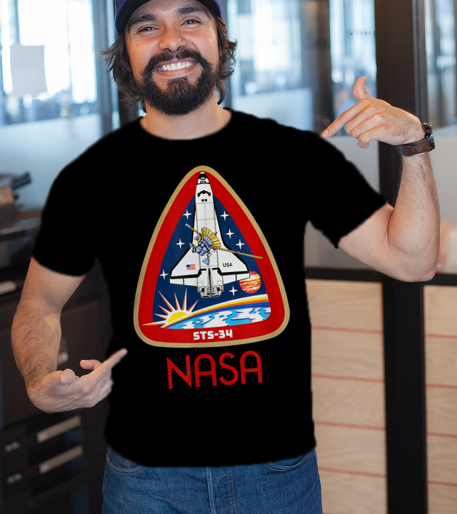 NASA STS-34 Space Shuttle Mission Patch T-Shirt
