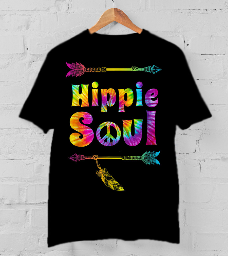 Hippie Soul Tie Dye Peace Tribal Love T-Shirt