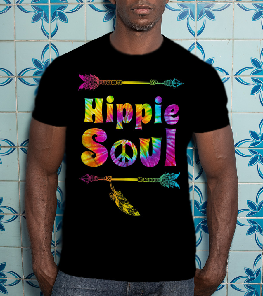 Hippie Soul Tie Dye Peace Tribal Love T-Shirt