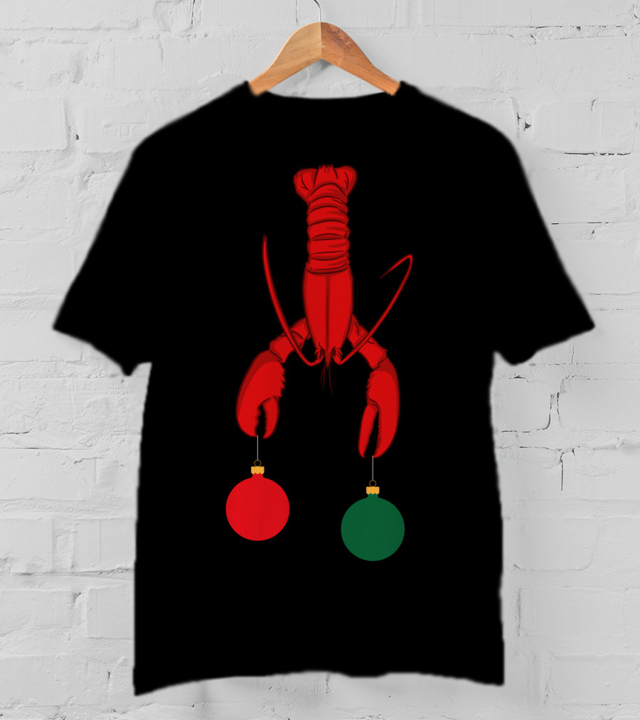 Louisiana Crawfish Cajun Holiday Ornaments T-Shirt