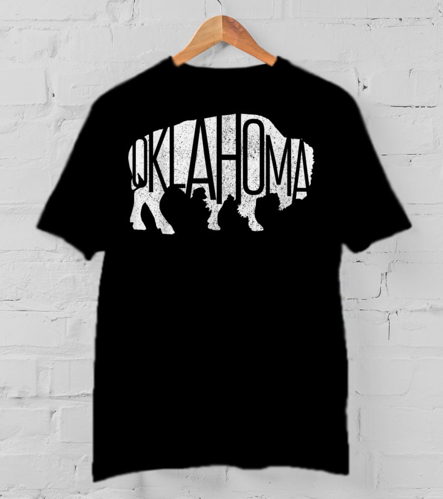 Oklahoma Bison American Buffalo National Park Iconic T-Shirt