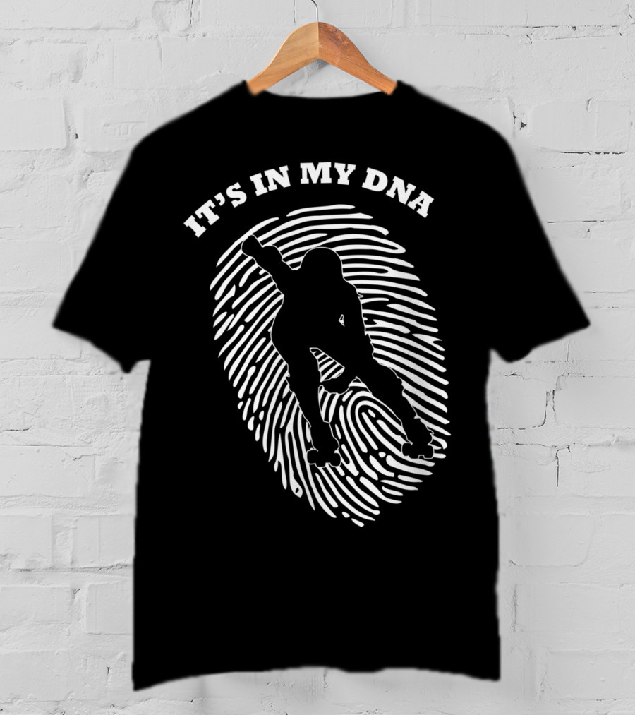 It's In My DNA Roller Derby Fingerprint Player T-Shirt