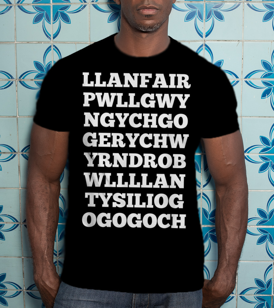 Llanfairpwllgwyngyllgogerychwyrndrobwllllantysiliogogogoch T-Shirt