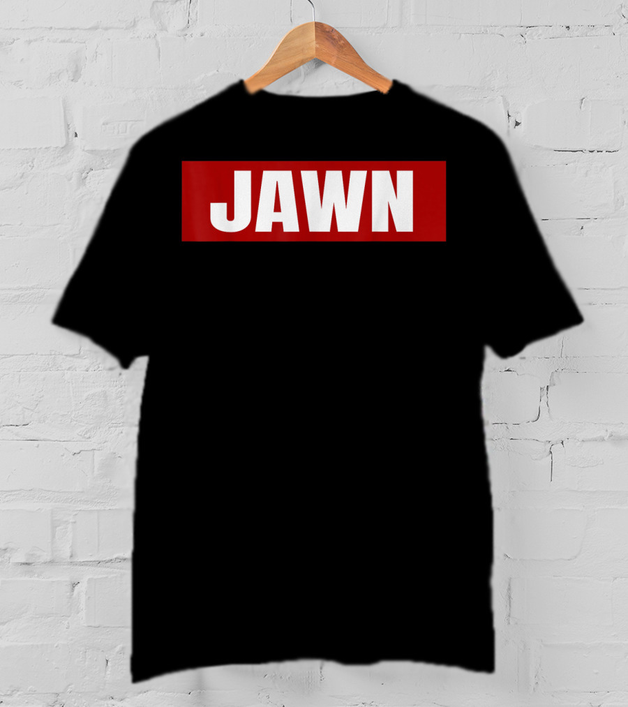 Philadelphia Jawn Bold Red Block Text T-Shirt