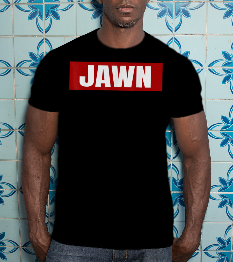 Philadelphia Jawn Bold Red Block Text T-Shirt
