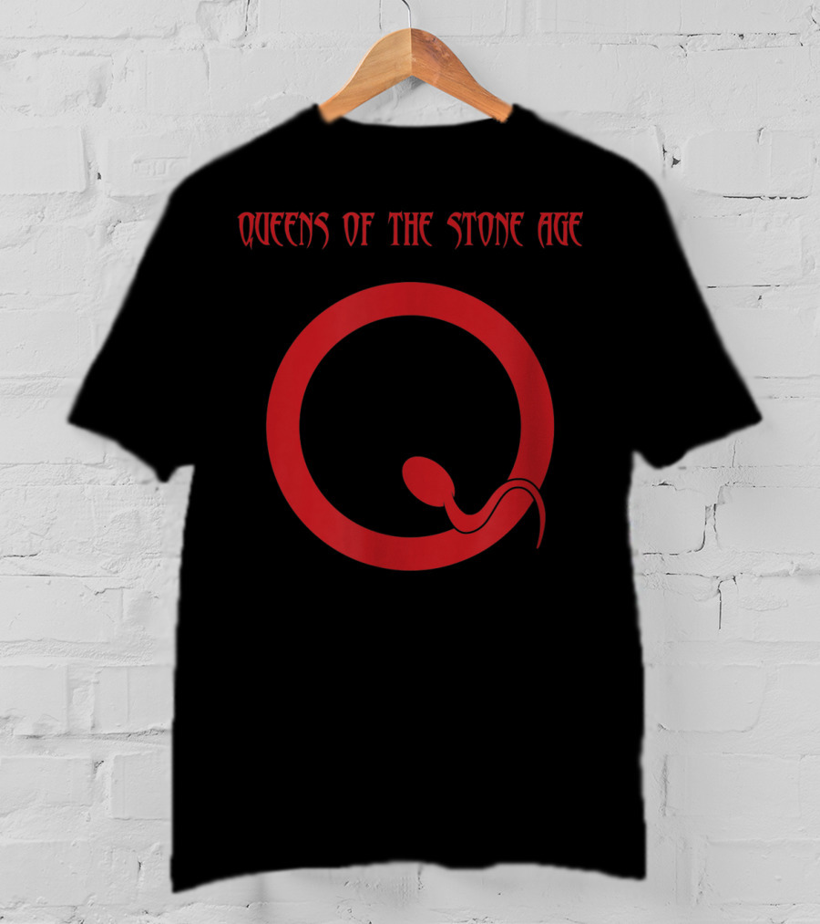 Queens Of The Stone Age Red Q Snake T-Shirt