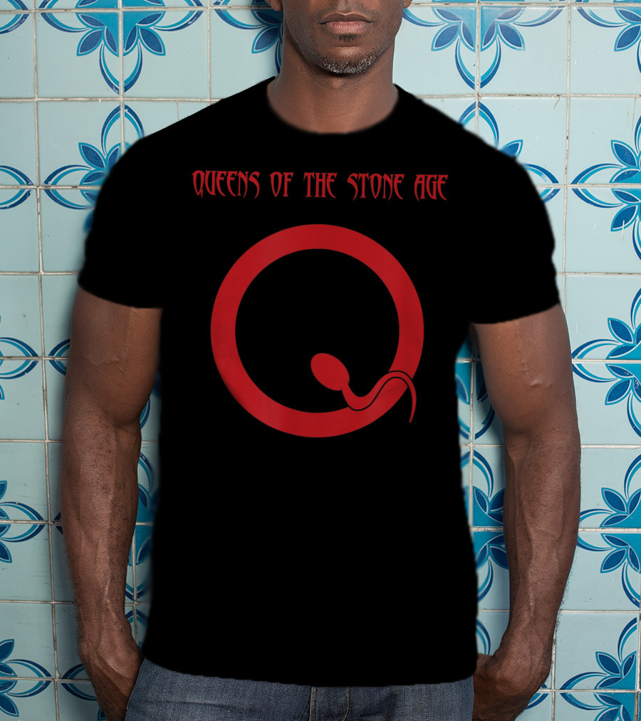 Queens Of The Stone Age Red Q Snake T-Shirt