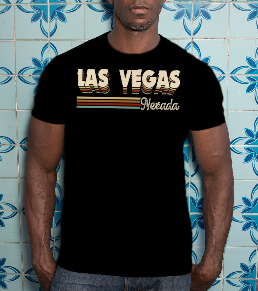 Las Vegas Nevada Retro Vintage 70s 80s T-Shirt