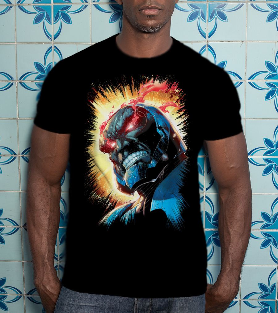 Justice League Darkseid Is Apokolips Omega Beam Wrath T-Shirt