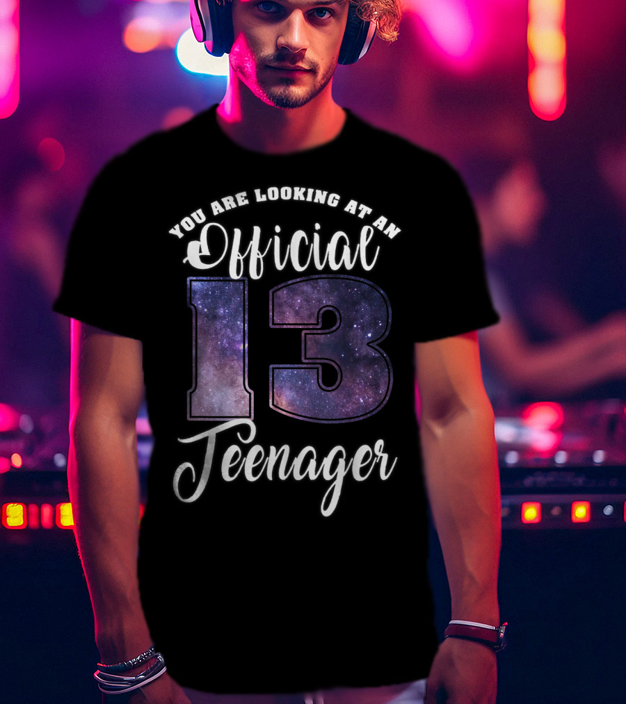 You Are Looking At An Official 13 Teenager T-Shirt