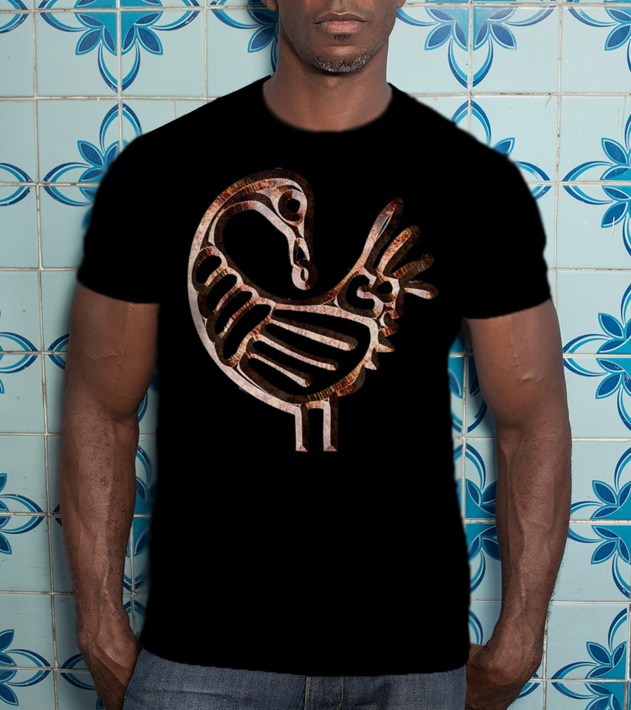 Sankofa Bird Adinkra Symbol African Art Asante African Heritage T-Shirt