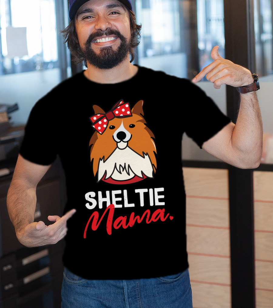 Sheltie Mama Shetland Sheepdog Mom T-Shirt