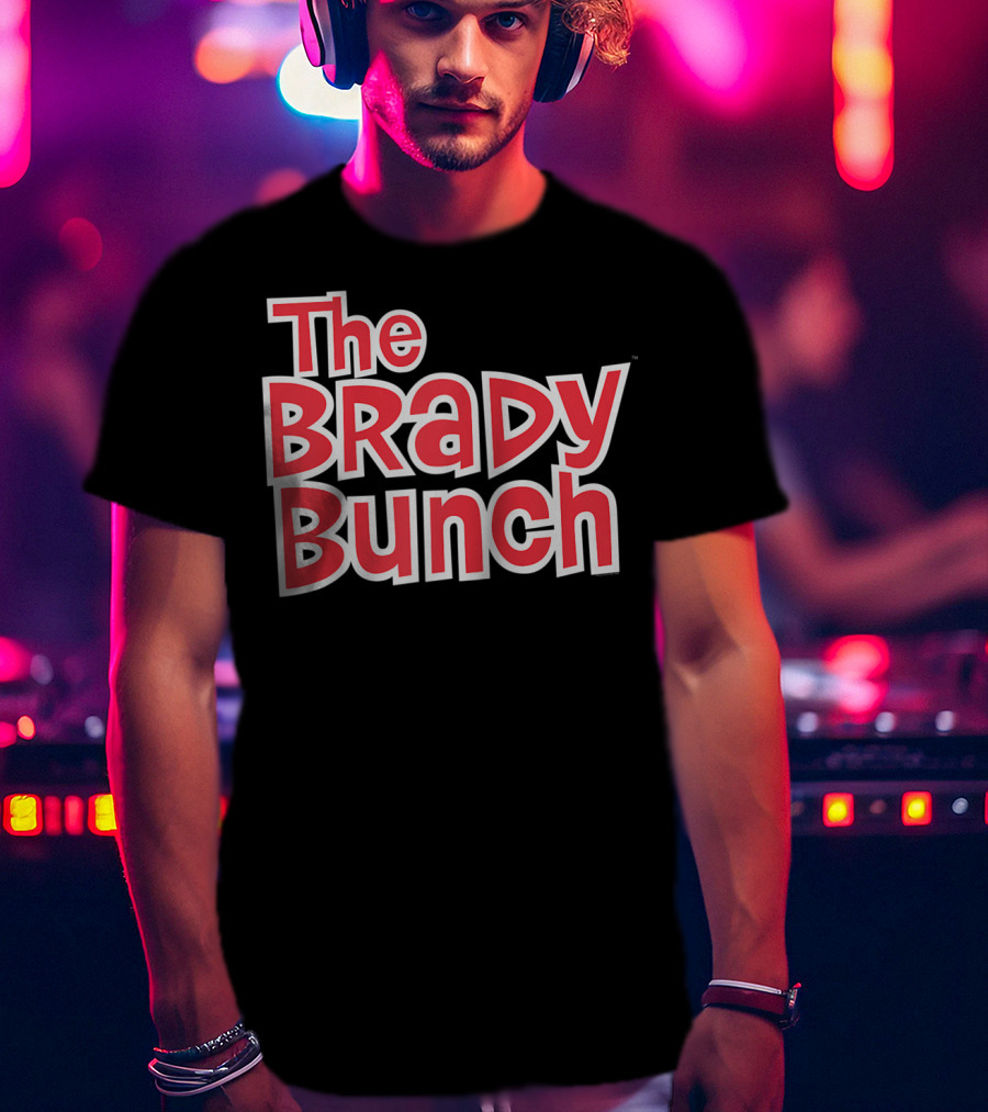 The Brady Bunch Classic Logo Retro TV Series T-Shirt