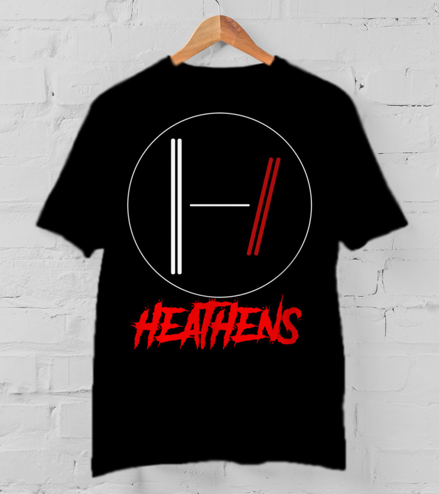 Twenty One Pilots Heathens Logo Circle T-Shirt