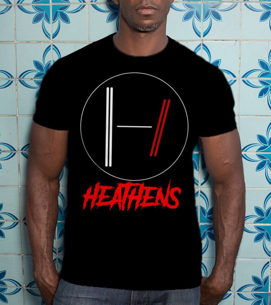 Twenty One Pilots Heathens Logo Circle T-Shirt