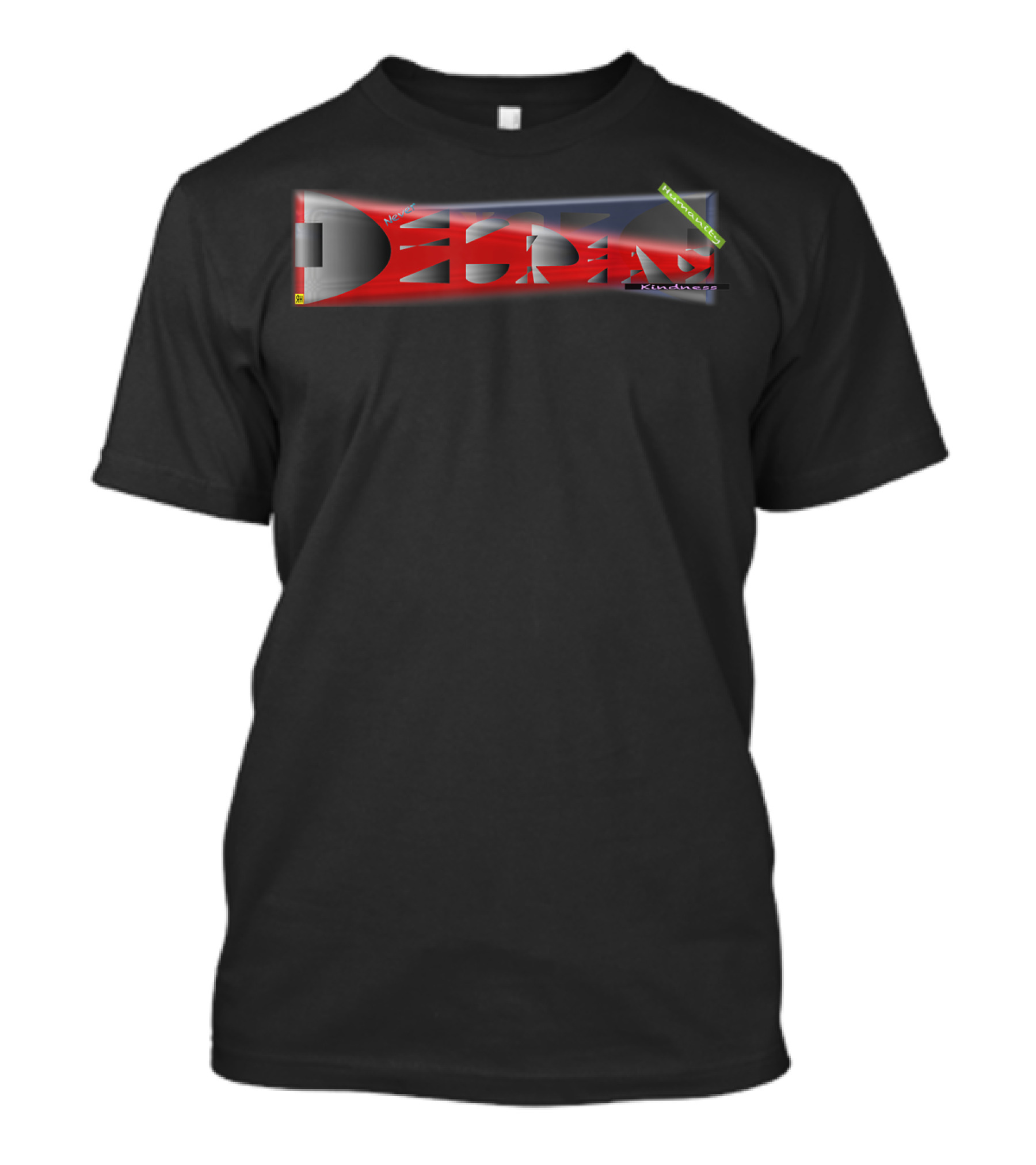 Typography Rh Degra T-Shirt