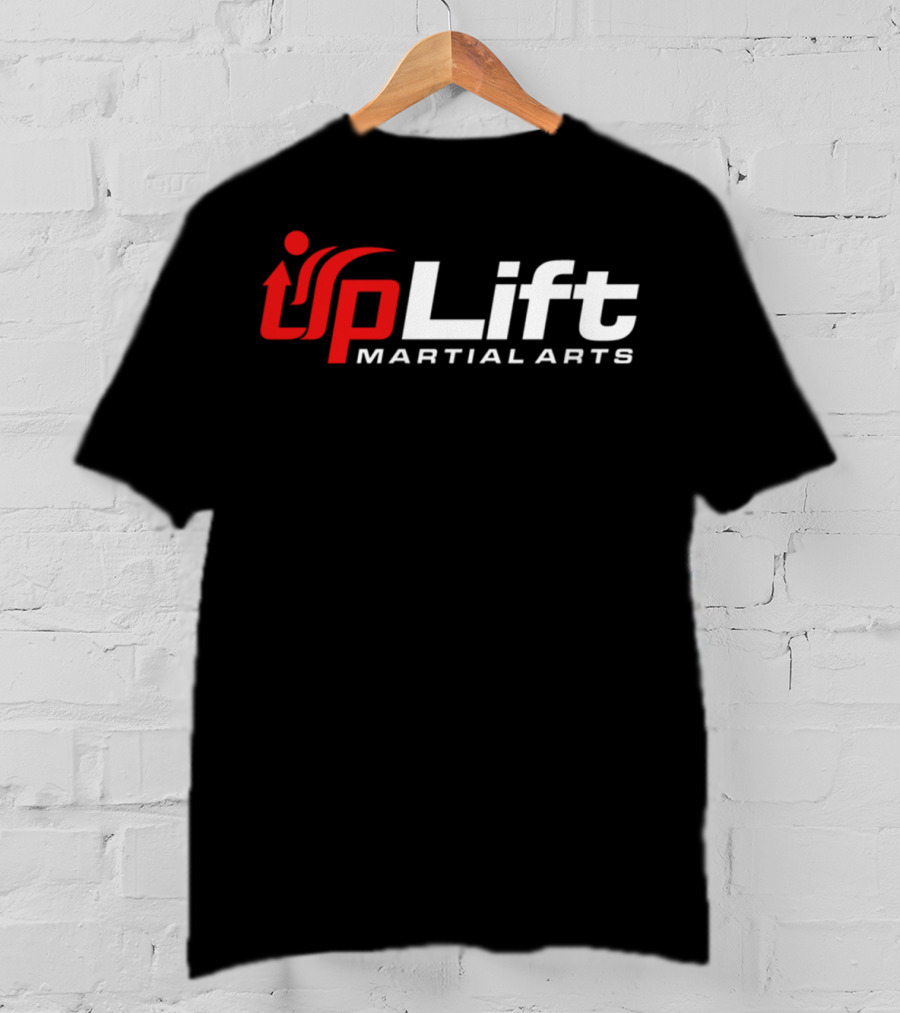 Uplift Martial Arts Dynamic Red And White T-Shirt