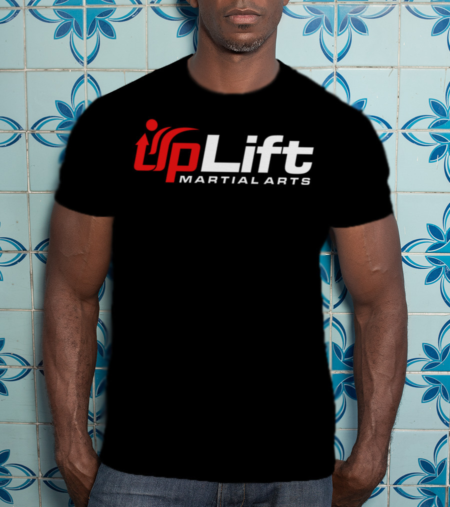 Uplift Martial Arts Dynamic Red And White T-Shirt