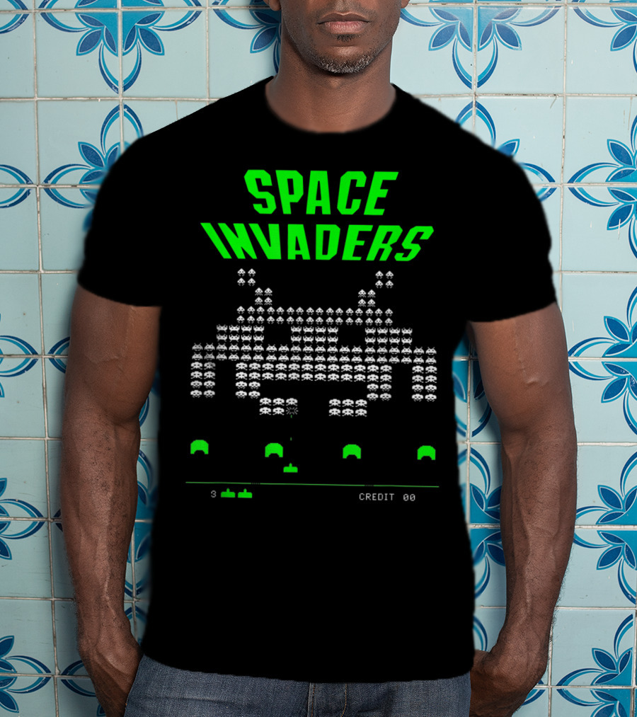 Space Invaders Video Game Over Arcade Classic T-Shirt