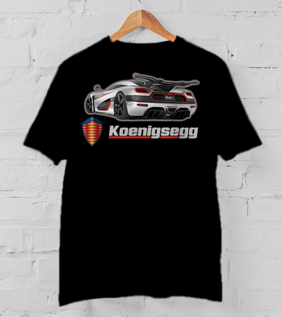 Koenigsegg One:1 Sports Car T-Shirt
