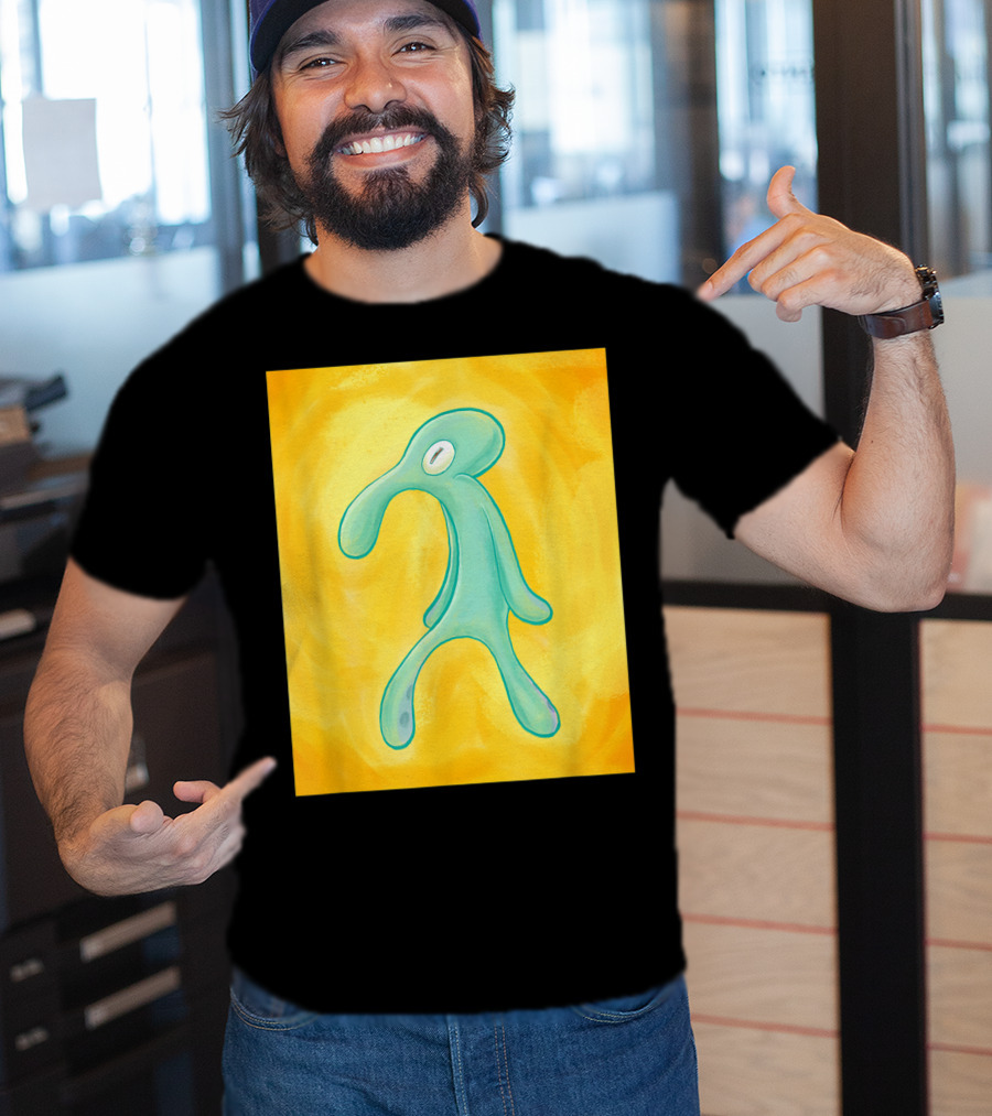 Bold And Brash Squidward Jellyfish Fields Aesthetic T-Shirt