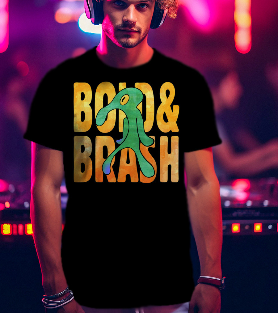 Bold Brash Squidward Painting Meme T-Shirt