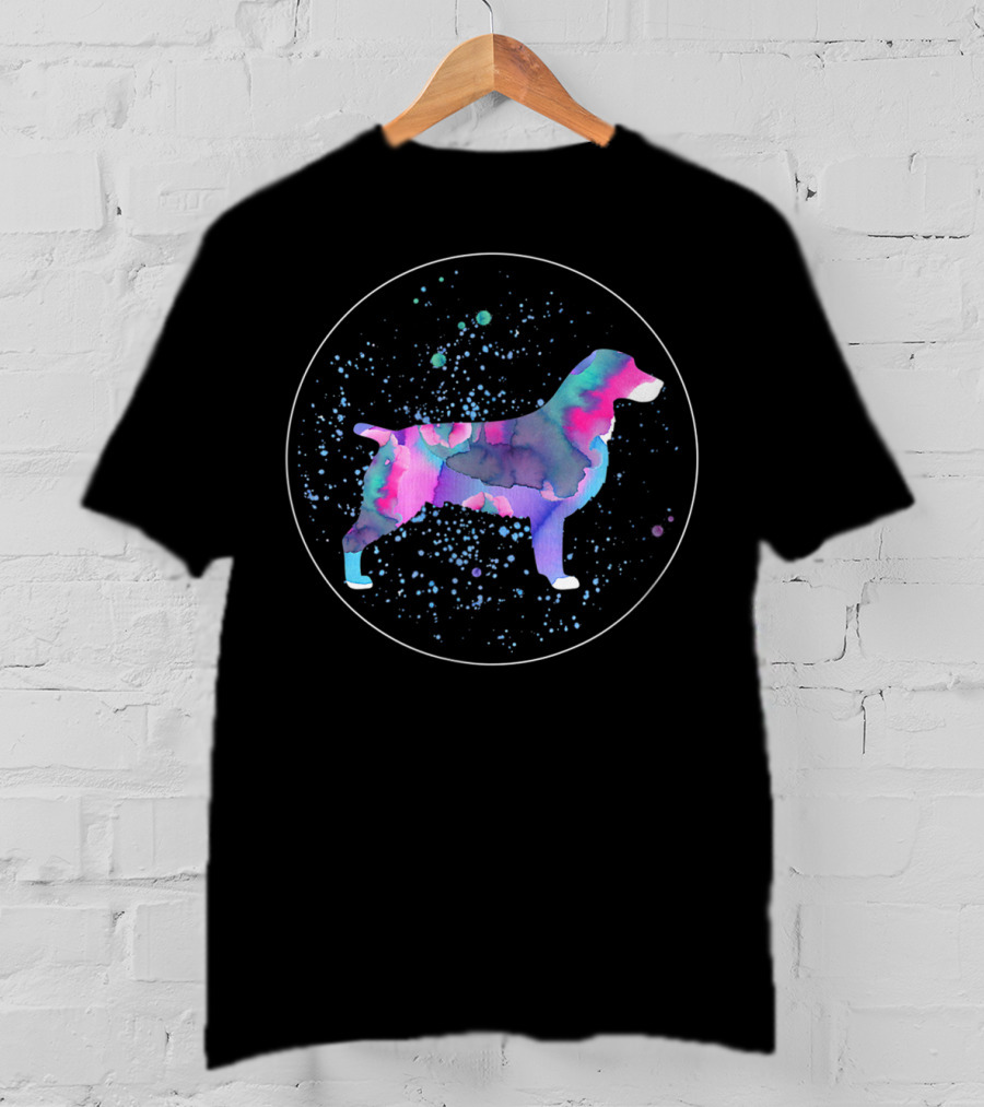 Boykin Spaniel Watercolor Galaxy T-Shirt