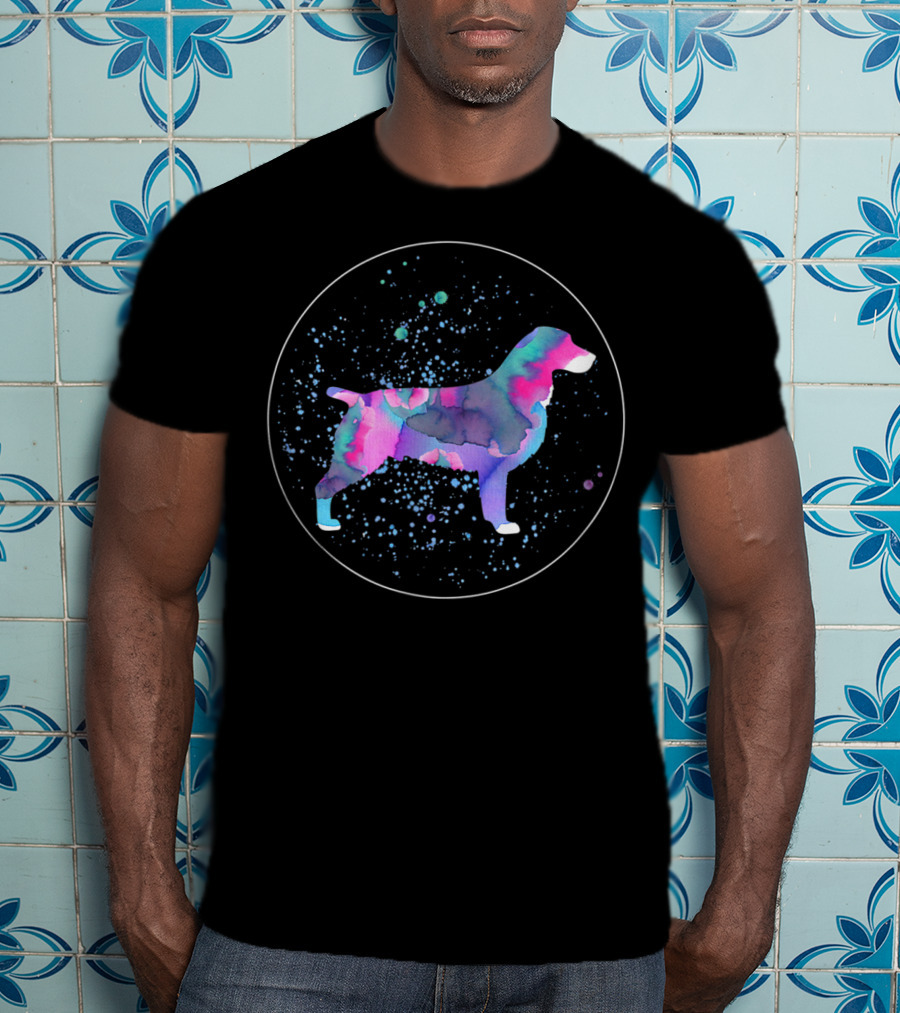 Boykin Spaniel Watercolor Galaxy T-Shirt