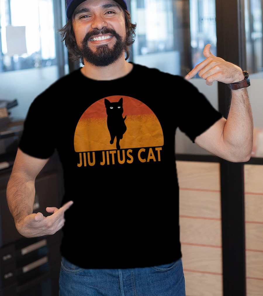 Jiu Jitsu Cat Cats Jiujitsu Bjj T-Shirt
