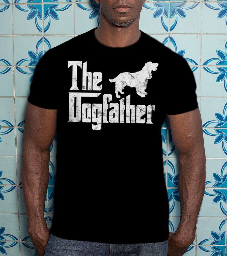 Cocker Spaniel The Dogfather Funny Dog Owner The Dogfather T-Shirt