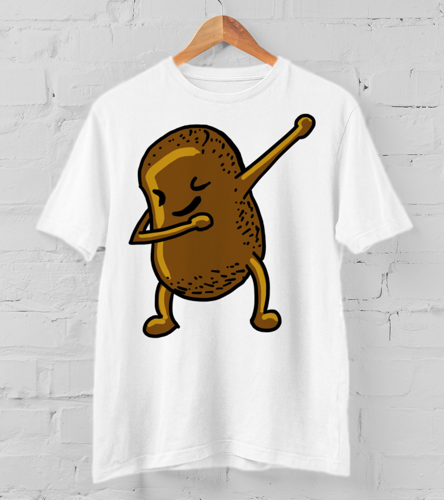 Dabbing Potato Funny Dab Dance Root Vegetable T-Shirt