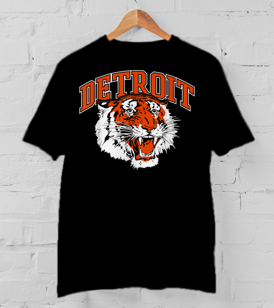 Detroit Bengal Tiger Vintage Baseball Michigan T-Shirt