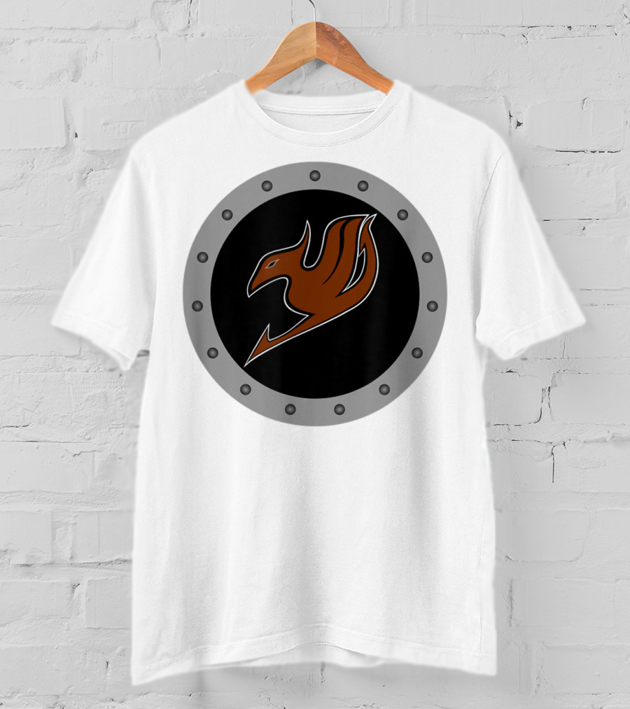 Dragon Tail Fairy Shield Anime Manga Fan Club Phoenix Emblem T-Shirt