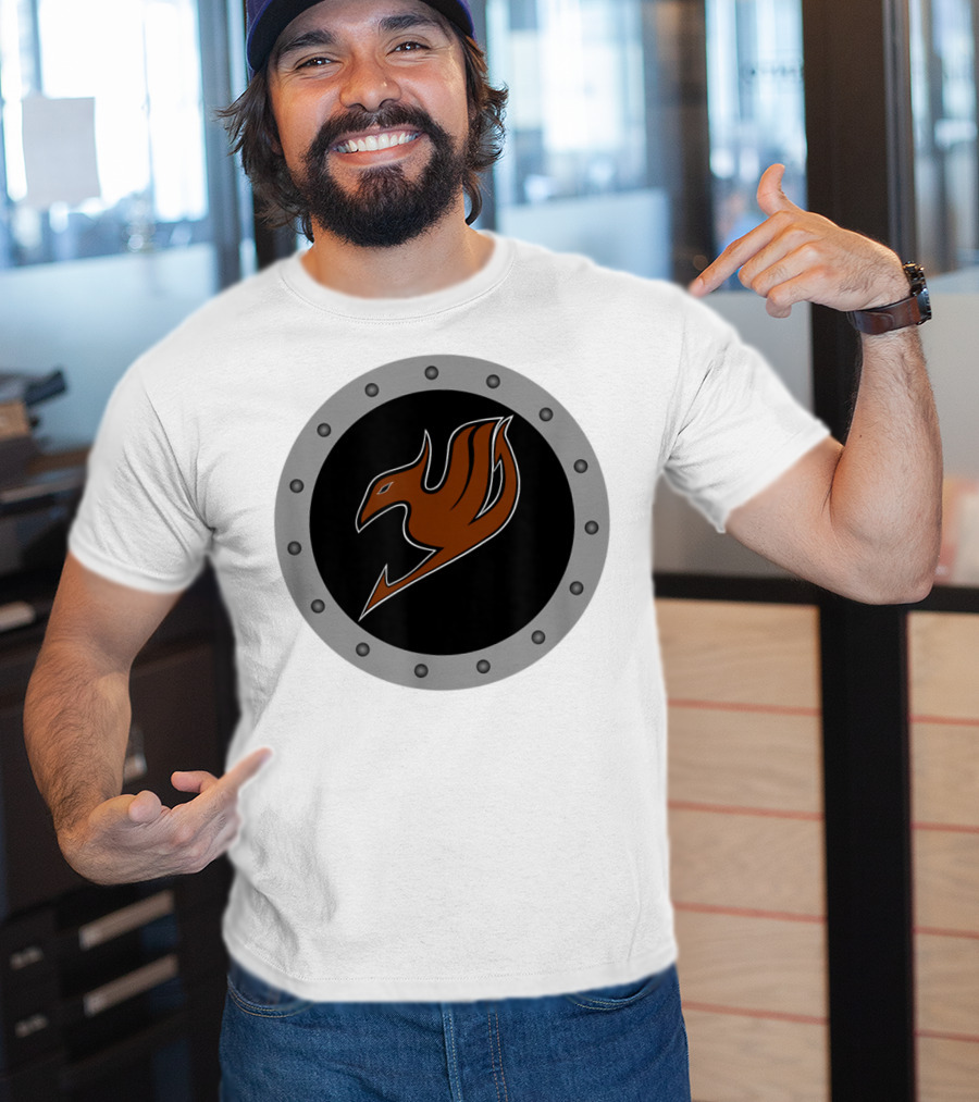 Dragon Tail Fairy Shield Anime Manga Fan Club Phoenix Emblem T-Shirt