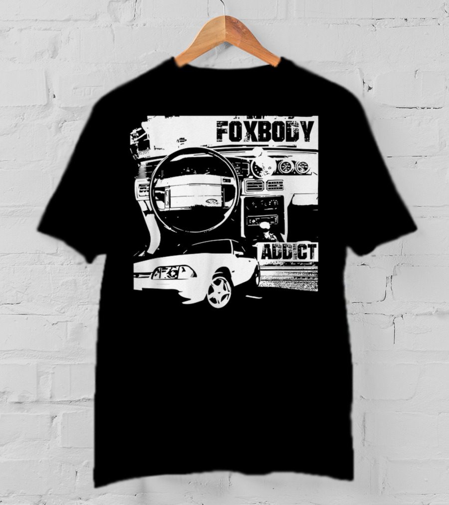 Foxbody Addict Mustang Dashboard T-Shirt