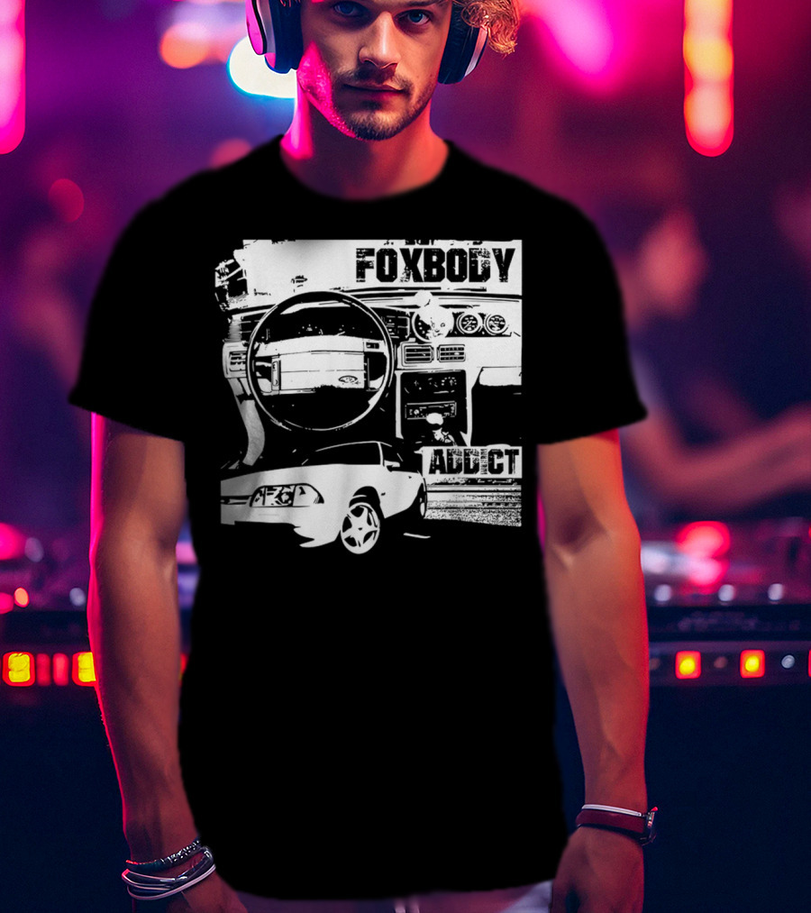 Foxbody Addict Mustang Dashboard T-Shirt