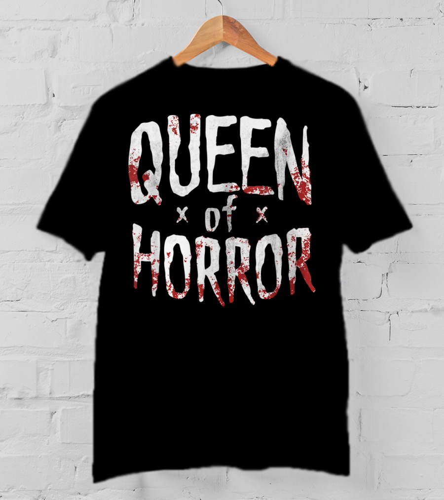 Queen Of Horror Funny Halloween Movie Fan Horror T-Shirt