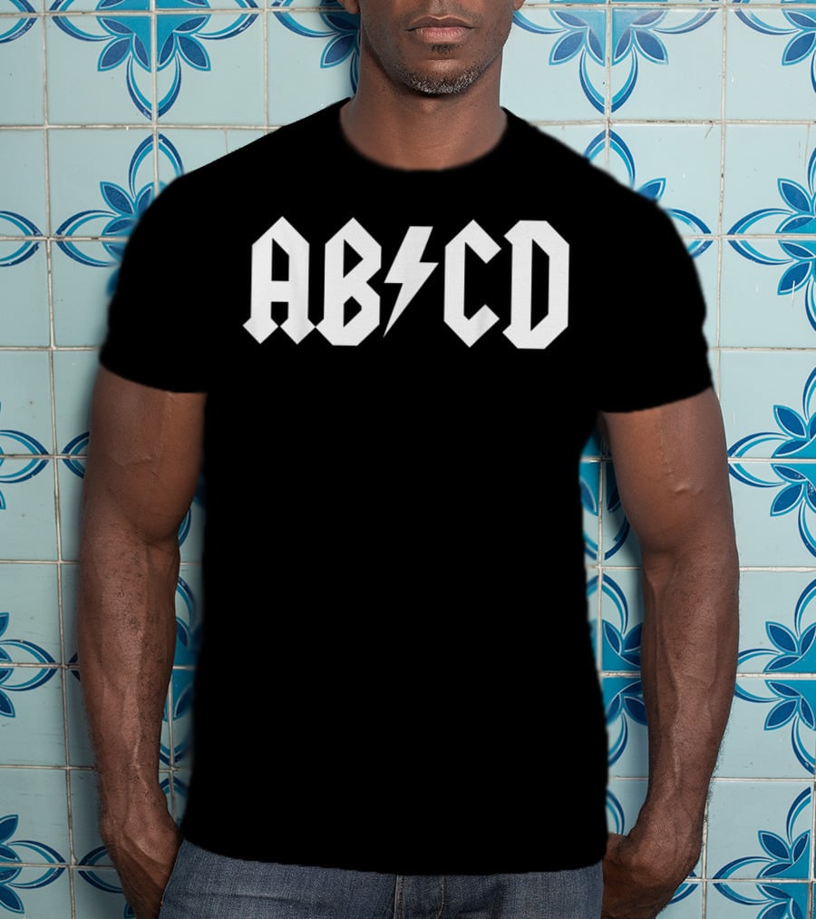 ABCD Boys Girls Teachers Rock Back T-Shirt