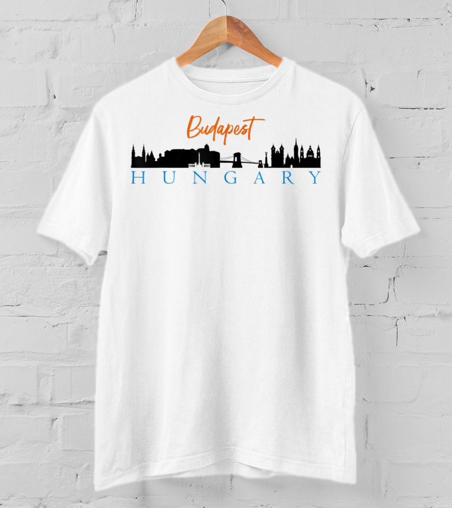 Budapest Hungary City Skyline T-Shirt