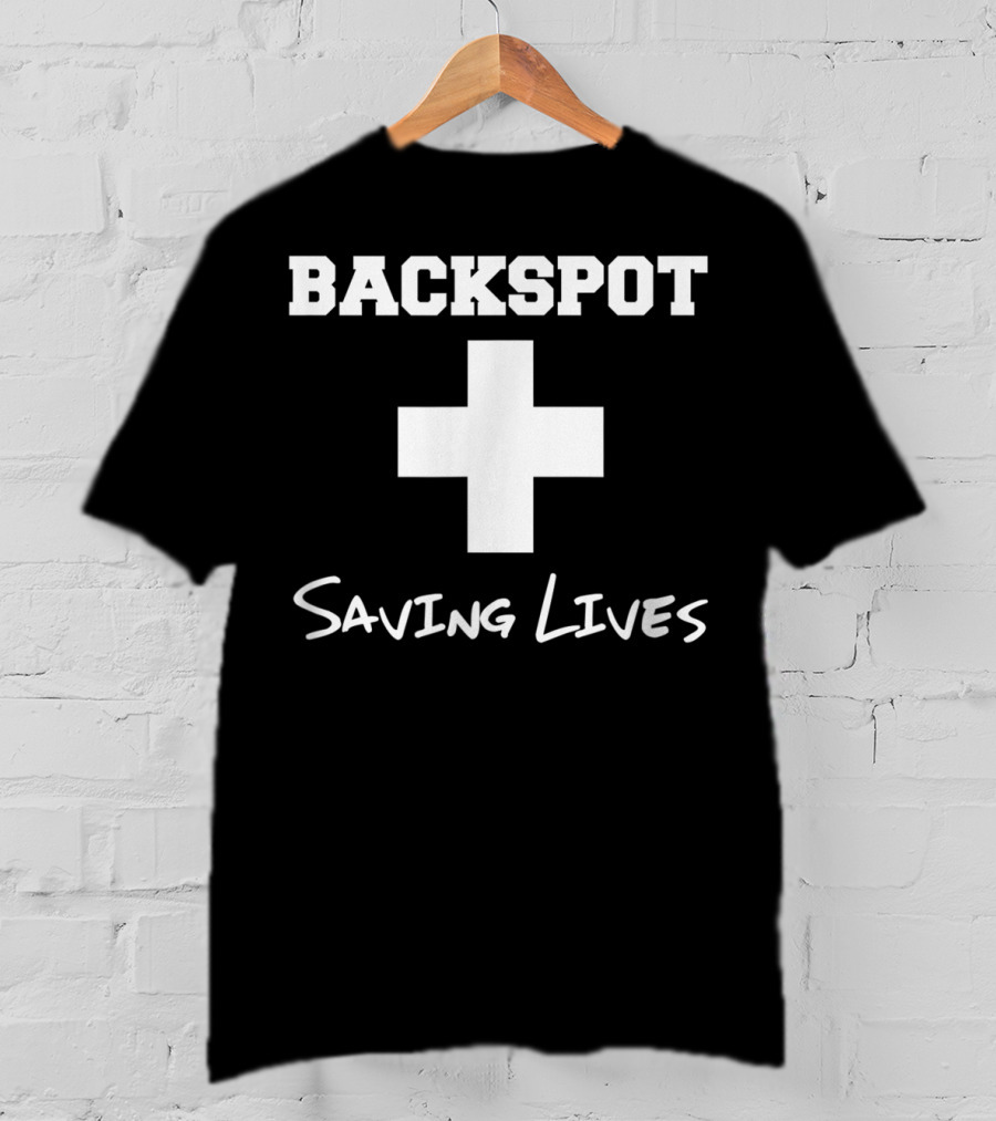 Backspot Plus Saving Lives Cheerleader T-Shirt